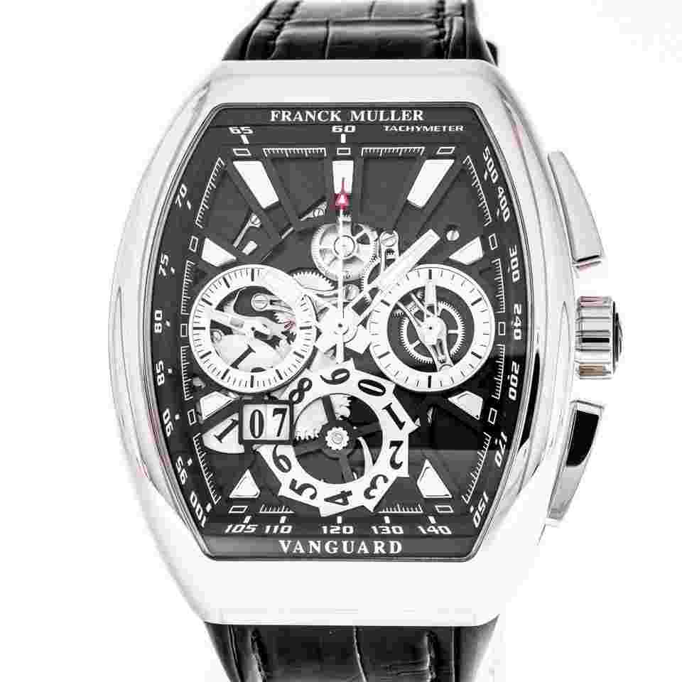 Franck Muller Vanguard
                           
                                 44 Steel Skeleton V 45 CC DT SQT like NEW 2022 Full Set