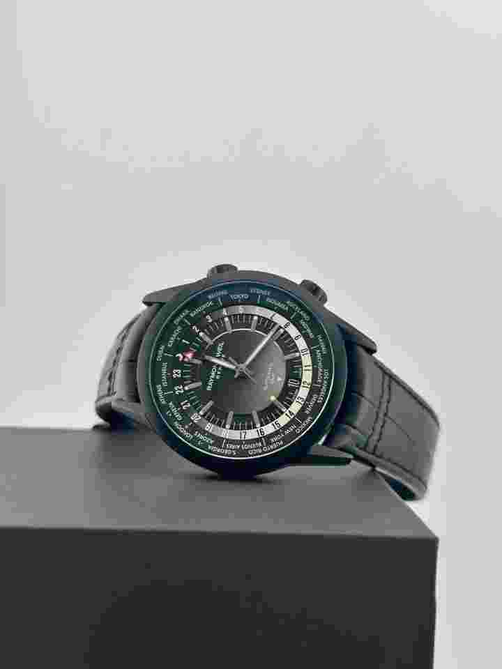 Raymond Weil Freelancer
GMT Worldtimer Black Leather Watch