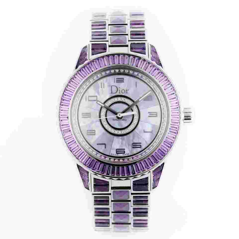 Dior Christal
                           
                                 "Amethyst" | REF. CD11456M001 | Mother of Pearl Pink Sapphires Diamonds and Amethysts | Limited to 25 Pieces | 18k White Gold