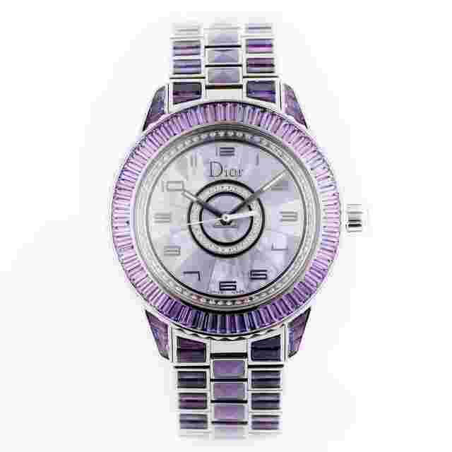Dior Christal
                           
                                 "Amethyst" | REF. CD11456M001 | Mother of Pearl Pink Sapphires Diamonds and Amethysts | Limited to 25 Pieces | 18k White Gold