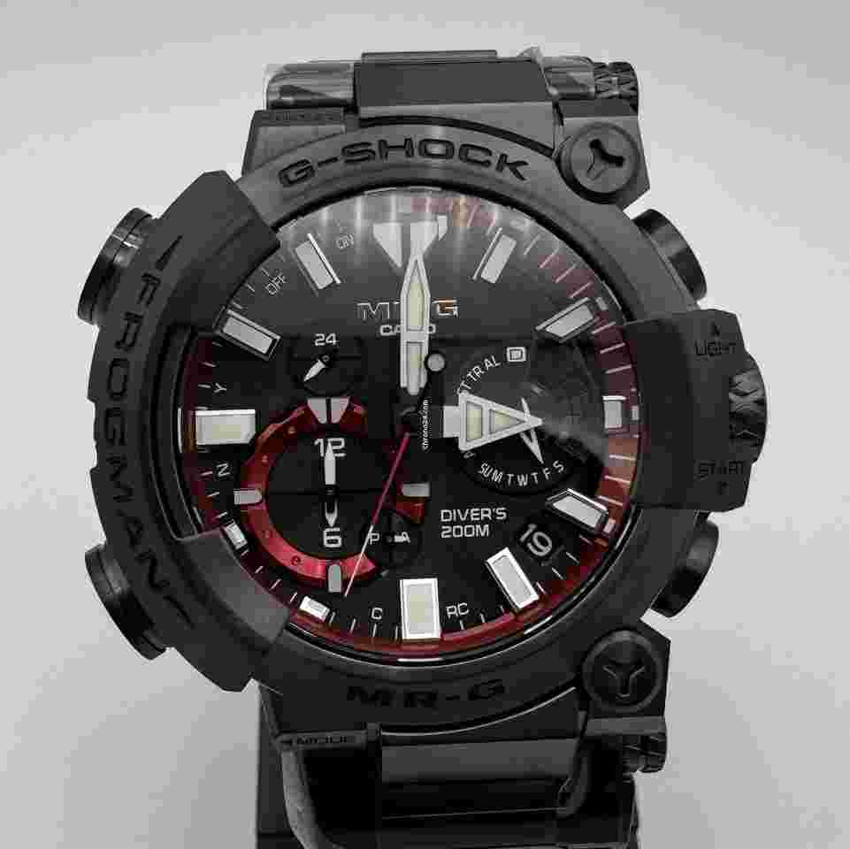 Casio G-Shock
                           
                                 MR-G Frogman Black Titanium Divers Men's Watch MRGBF1000B1A
