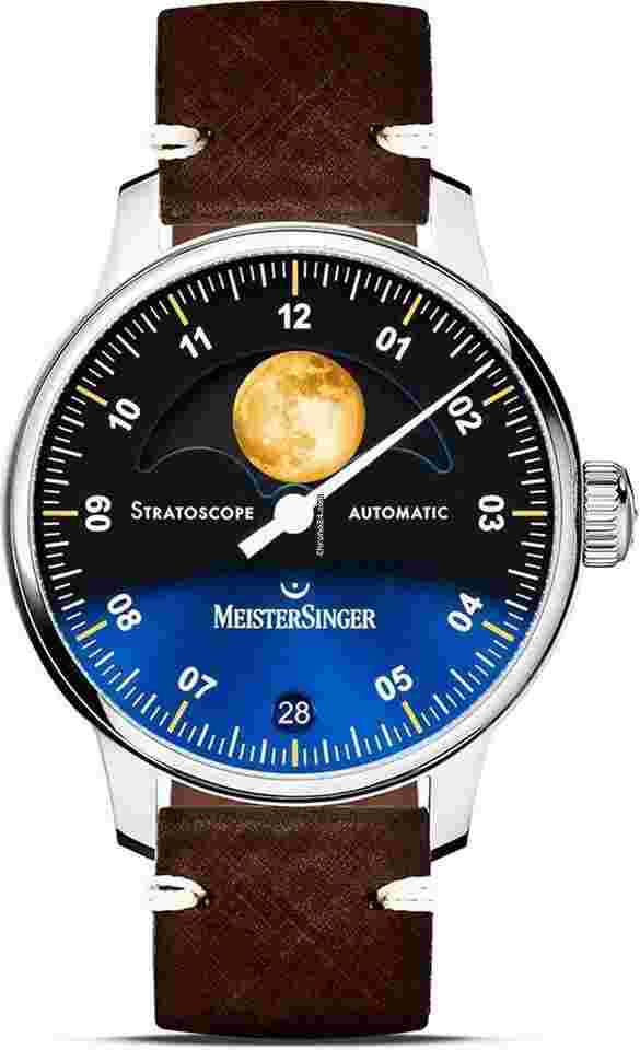 Meistersinger
                           
                                 ST982G Stratoscope Sunburst Blue with Gold