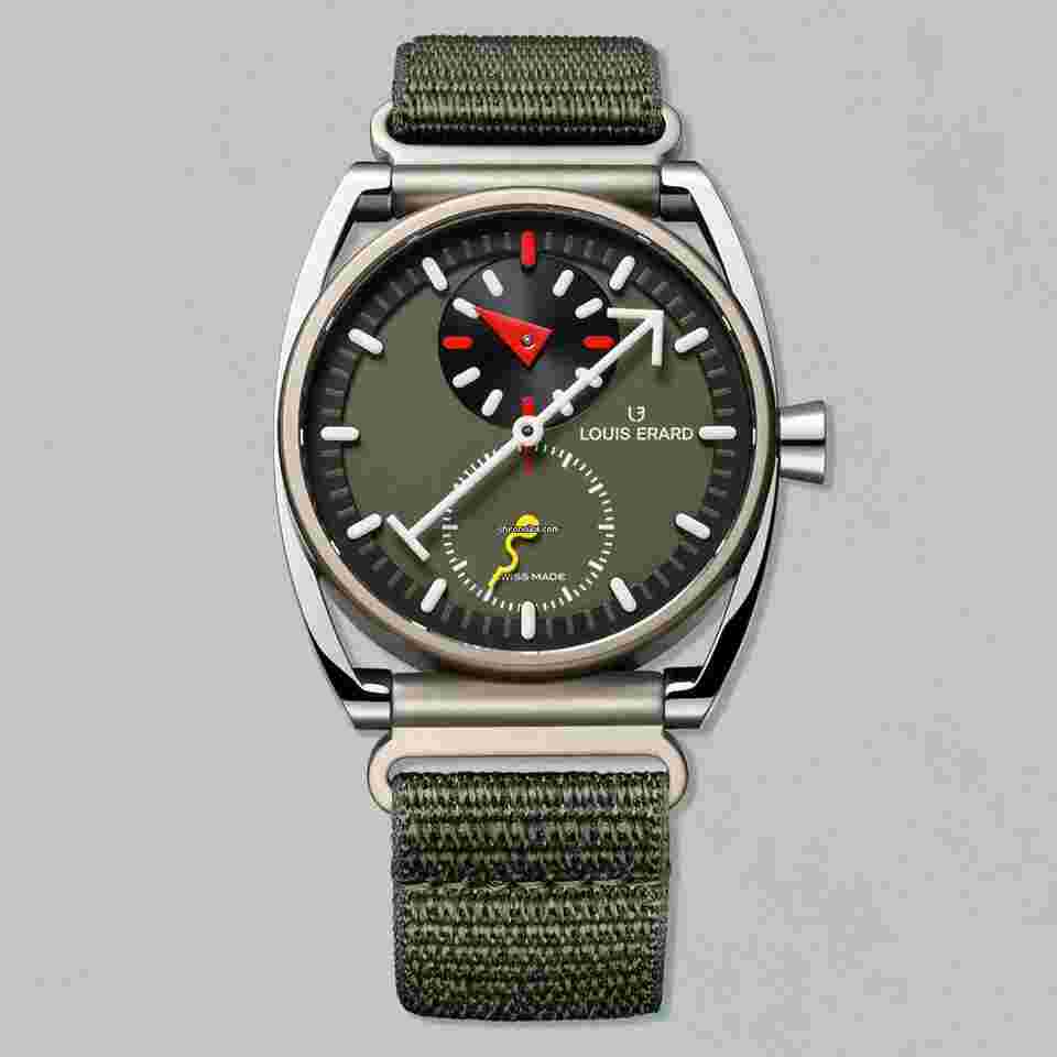 Louis Erard Excellence
                           
                                 LE RÉGULATEUR LOUIS ERARD X ALAIN SILBERSTEIN KHAKI LIMITED EDITION OF 178