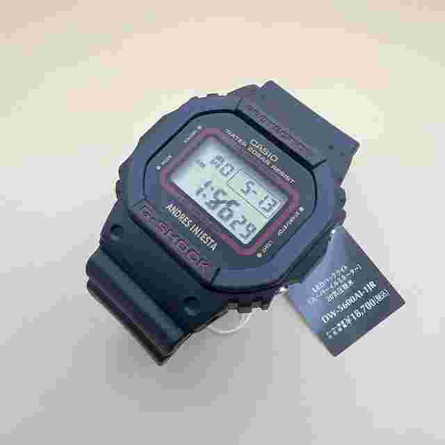 Casio G-Shock
                           
                                 World-class professional football player Andrés Iniesta’s signature watch DW-5600AI-1JR