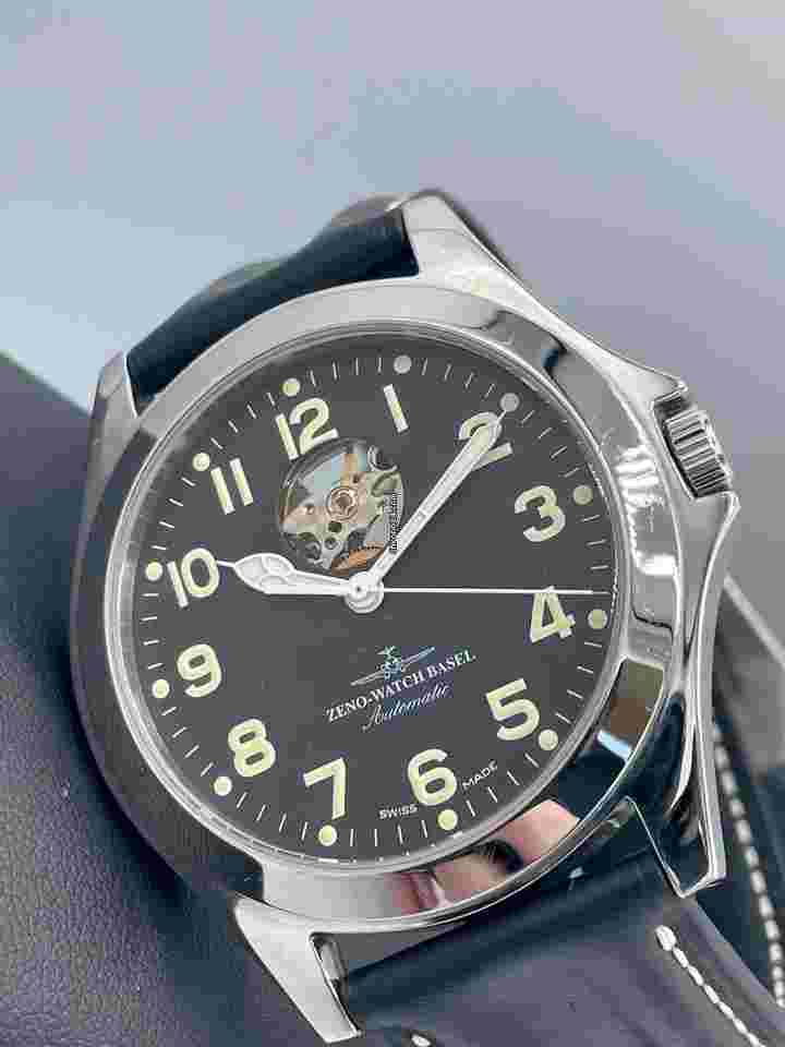 Zeno-Watch Basel
Open Heart Black Dial 43mm Stainless Steel Swiss ETA Automatic