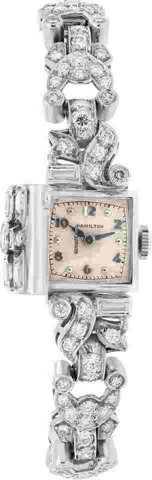 Hamilton
                           
                                 Cocktail Platinum 16mm watch