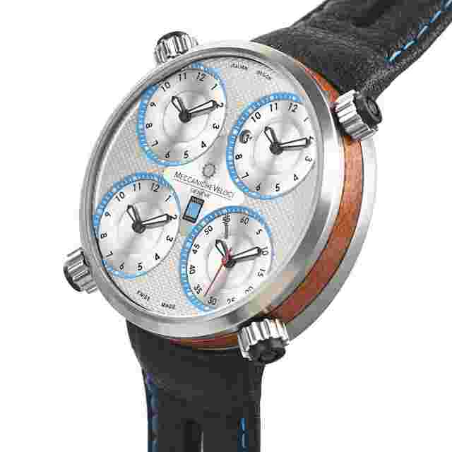Meccaniche Veloci
                           
                                 Quattro Valvole Nardi Limited Titanium Mahogany Wood GMT Date 49mm/Box&Papers W10NV1NE