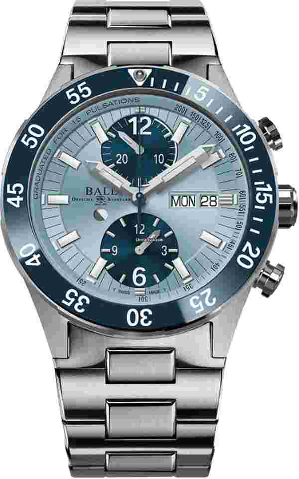 Ball Roadmaster
                           
                                 DC3030C-S3-IBEBE Roadmaster Rescue Chronograph Ice Blue Dial