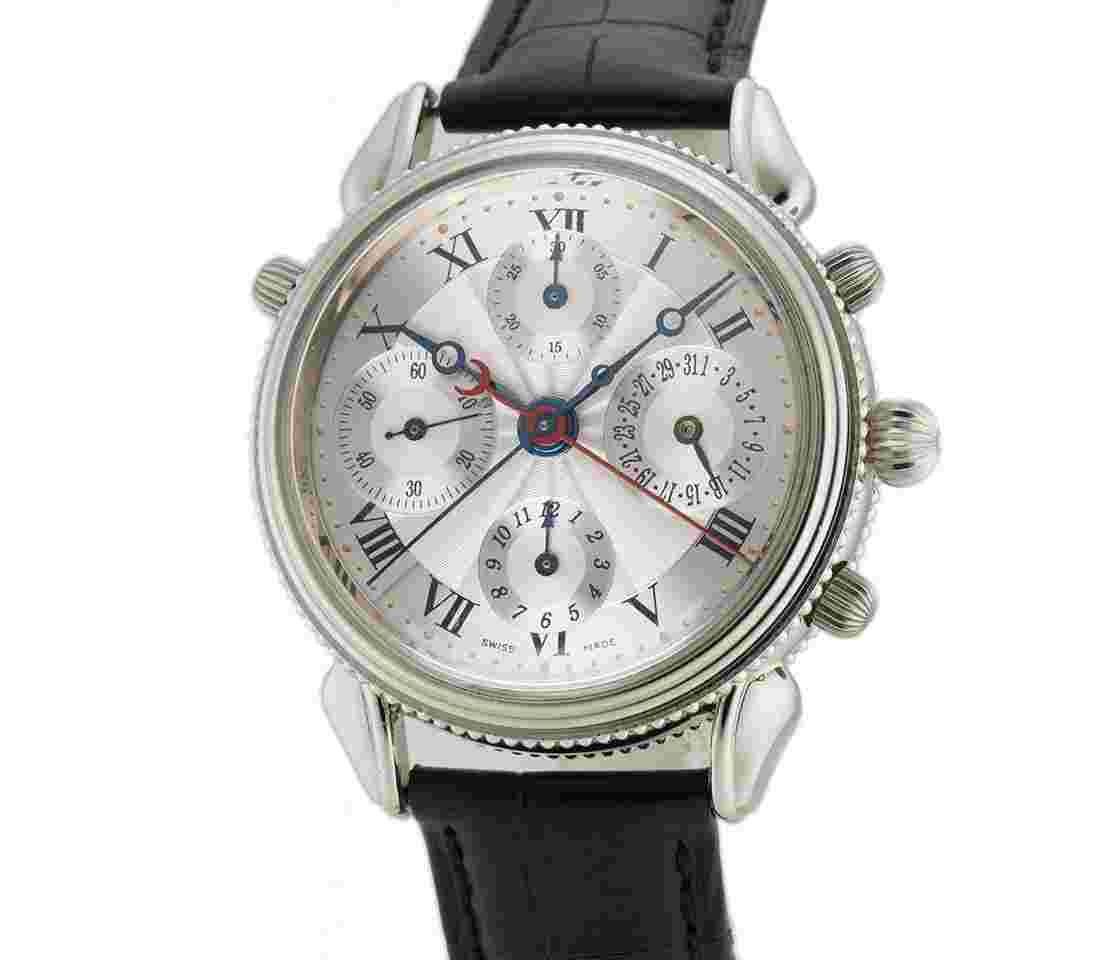 Prototype 38mm Swiss-Made Split Second Chronograph Automatic Valjoux 7750