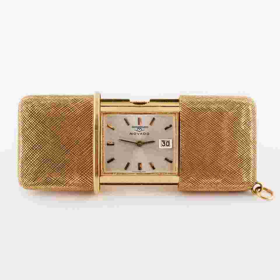 Movado
                           
                                 Ermeto Date 18K Gold Ladies/Unisex