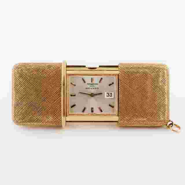 Movado
                           
                                 Ermeto Date 18K Gold Ladies/Unisex