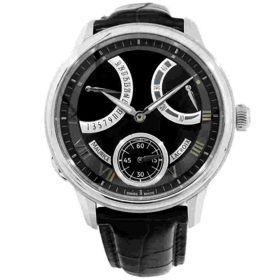 Maurice Lacroix Masterpiece
46 mm Black Dial Mens Watch MP7268-SS001-310