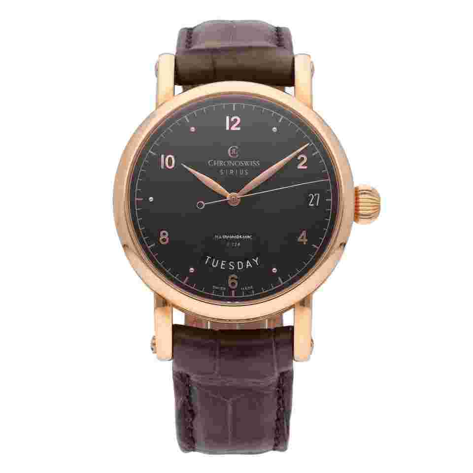 Chronoswiss Sirius
CH-1921R-BK Automatic Rose gold Like new & unworn
