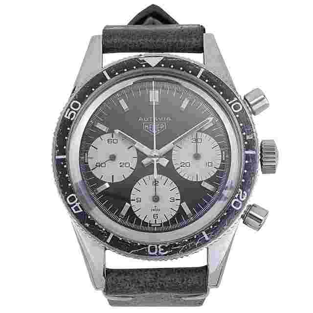 Heuer
                           
                                 Autavia 2446 Reverse Panda 1966 Chronograph 40mm Valjoux 72