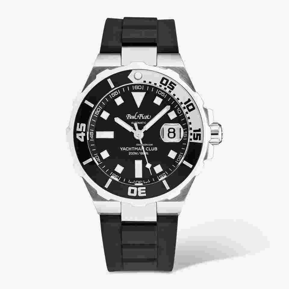 Paul Picot Yachtman
Club Black Dial Men's Automatic Watch