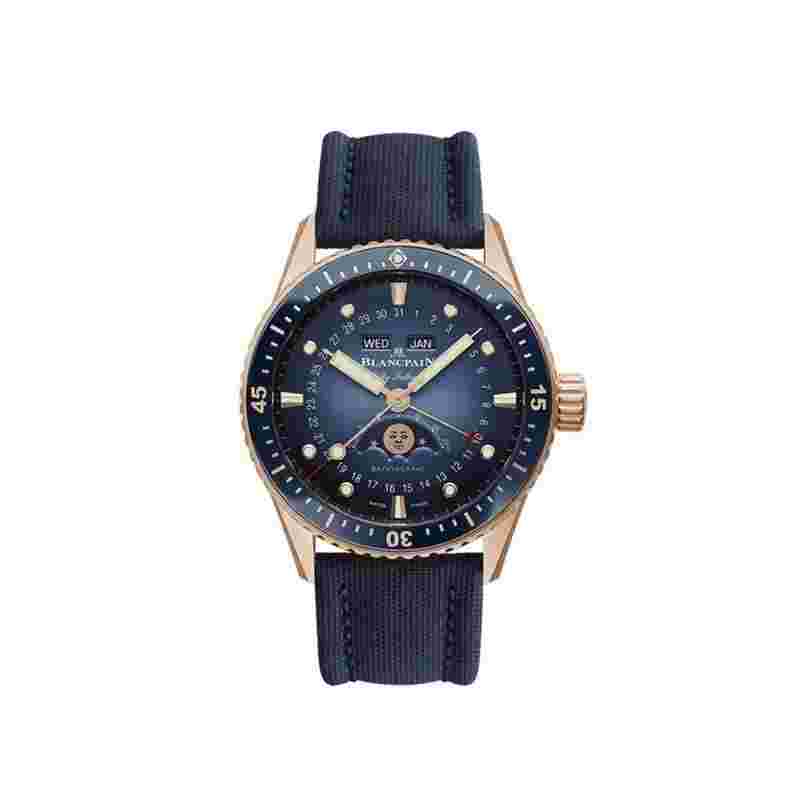 Blancpain Fifty Fathoms Bathyscaphe
2025 UNWORN COMPLETE BEST PRICE Fifty Fathoms Bathyscaphe Quantieme Complet Phases