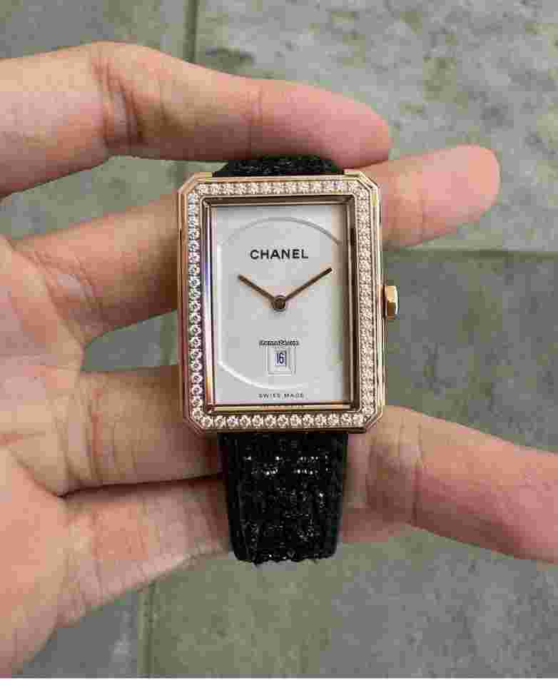 Chanel Boy-Friend
Gold Diamond Chanel Intake Papers 27k Msrp