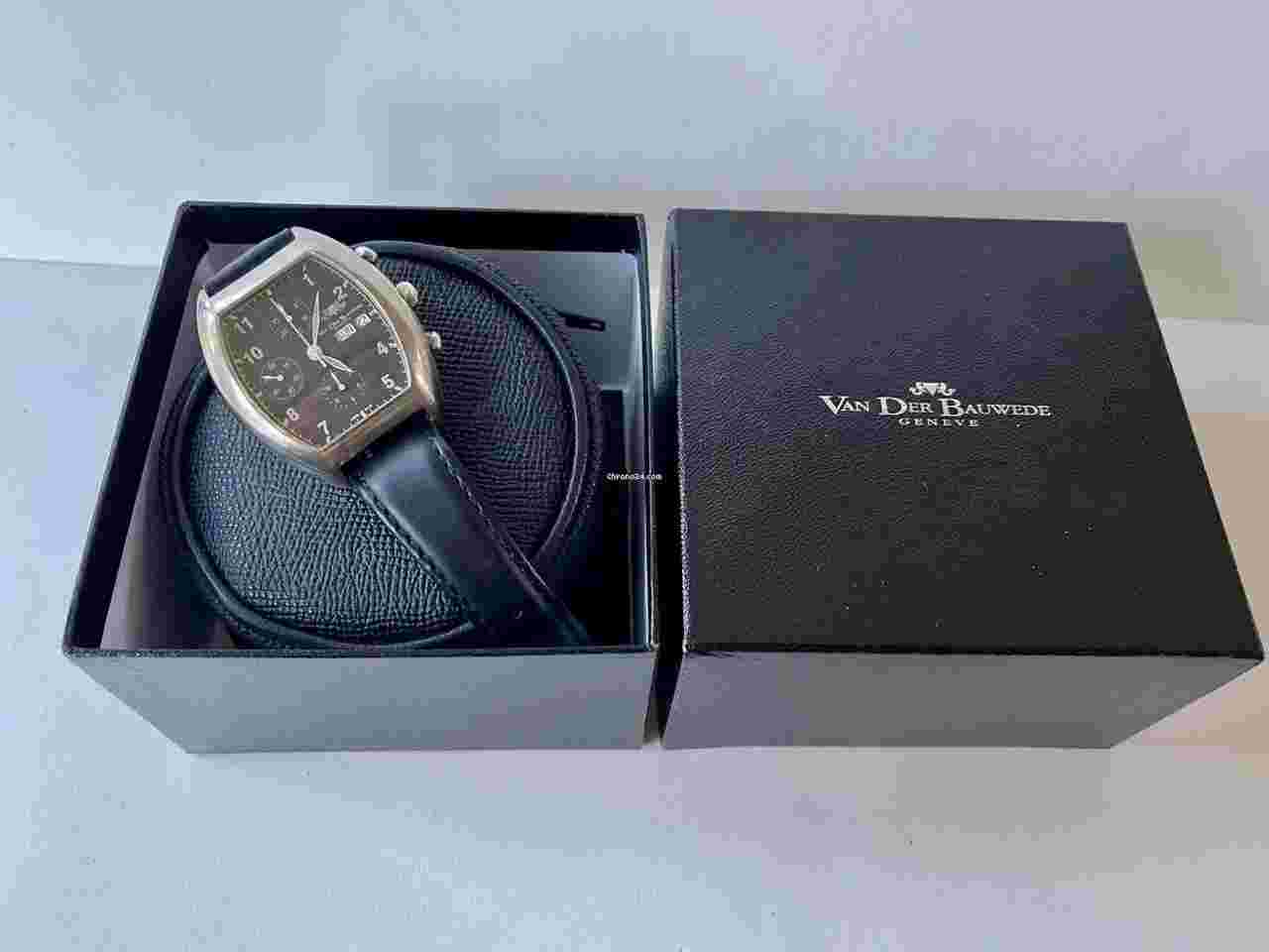 Van Der Bauwede
                           
                                 Geneve Magnum Chronograph Three Registers Automatic Day/Date Silver800 Cal.35 Swiss Made