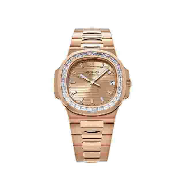 Patek Philippe Nautilus
                           
                                 5723/1R-001 Rose Gold Diamond Bezel