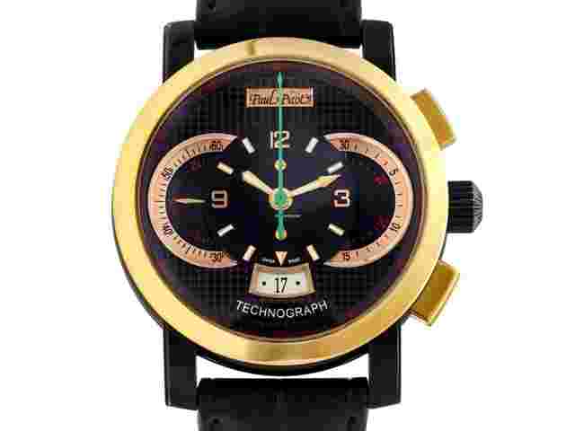 Paul Picot Technograph
                           
                                 Bicolor Limited Edition 0334.srg Yellow Gold Leather 44mm