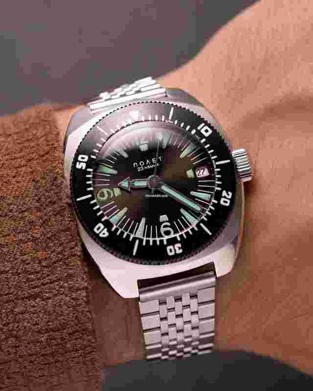 Poljot
                           
                                 Amphibia 100M - Vintage Soviet Diver's Watch Rare collection watches Military watch