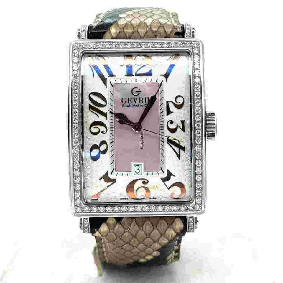 Gevril
Avenue of Americas Glamour Automatic 34mm Stainless Steel Ladies 6209RL