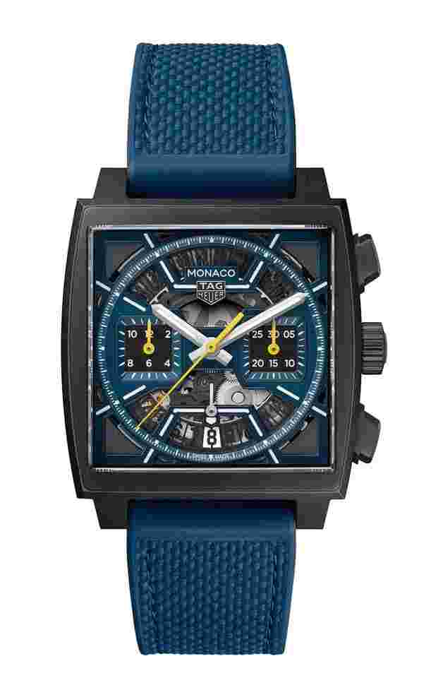 TAG Heuer Monaco
                           
                                 Skeleton 39mm Mens Watch Blue