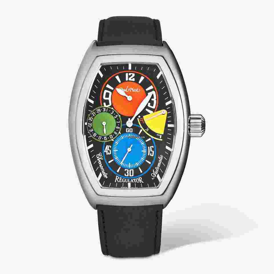 Paul Picot Firshire
3000 Regulator Black Dial Men's Automatic Watch