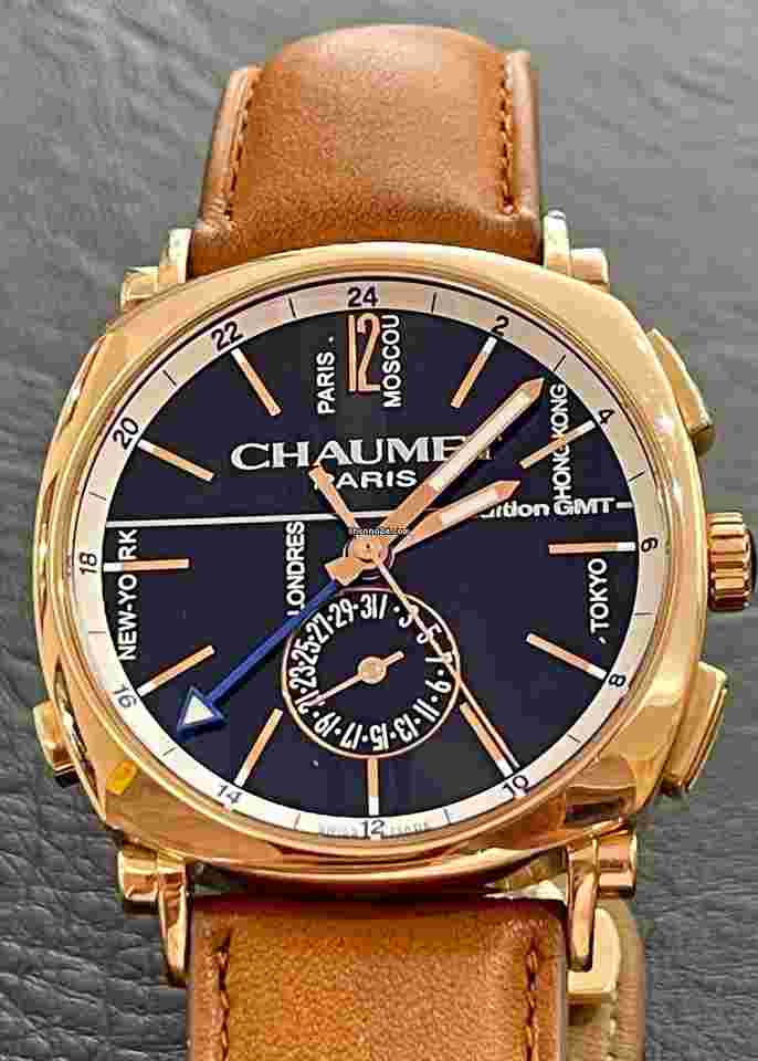 Chaumet Dandy
                           
                                 GMT XL Pink gold,40mm,automatic,full set