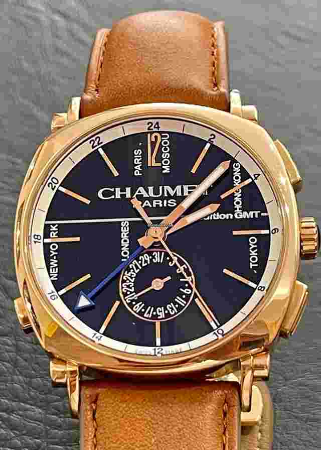 Chaumet Dandy
                           
                                 GMT XL Pink gold,40mm,automatic,full set