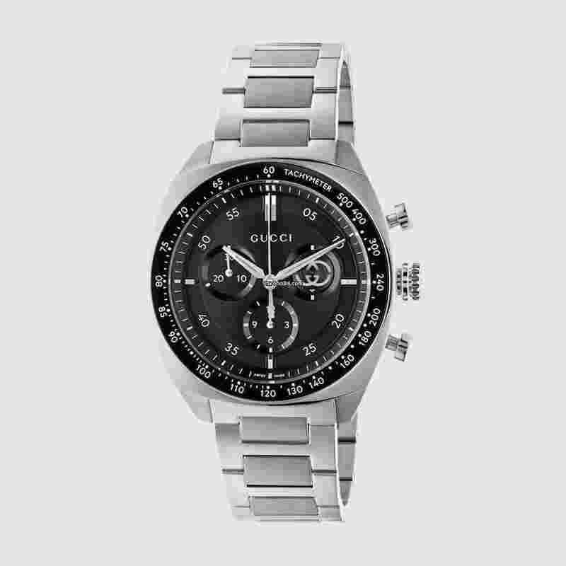 Gucci
Interlocking 41mm Chronograph Black Dial Stainless Steel Watch YA142316