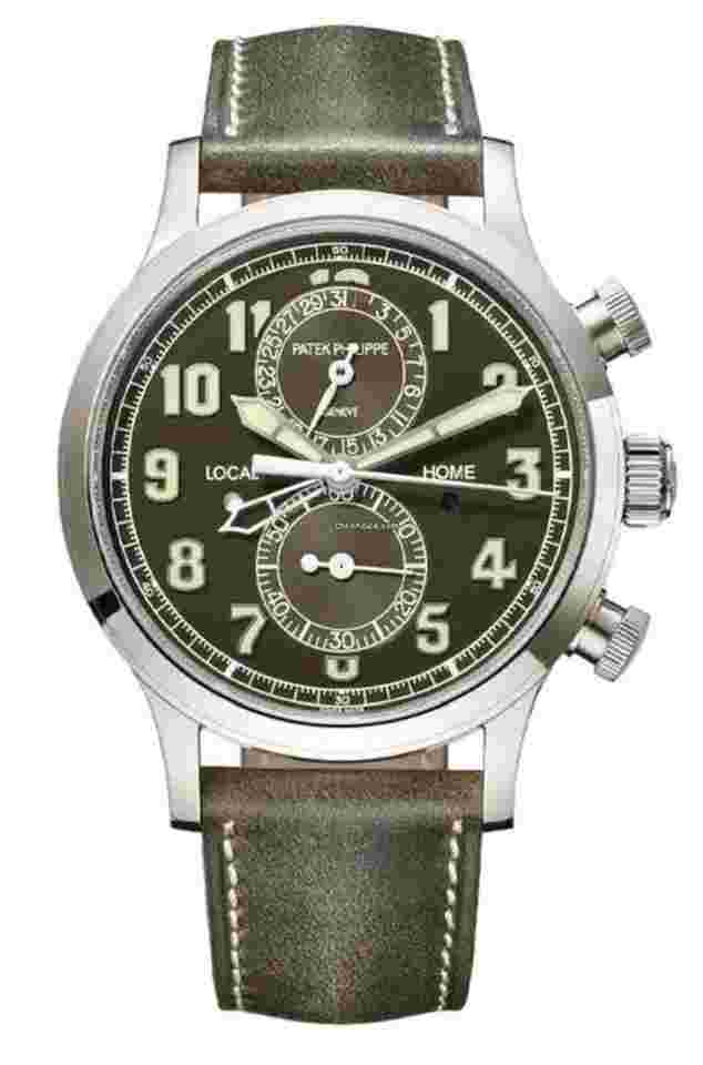 Patek Philippe Calatrava
2024+ Green Dial Calatrava Pilot Travel Time Chronograph