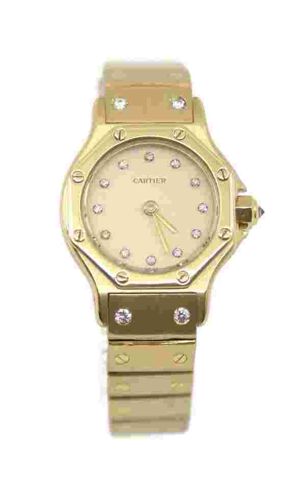 Cartier Santos
                           
                                 Octagon Diamond