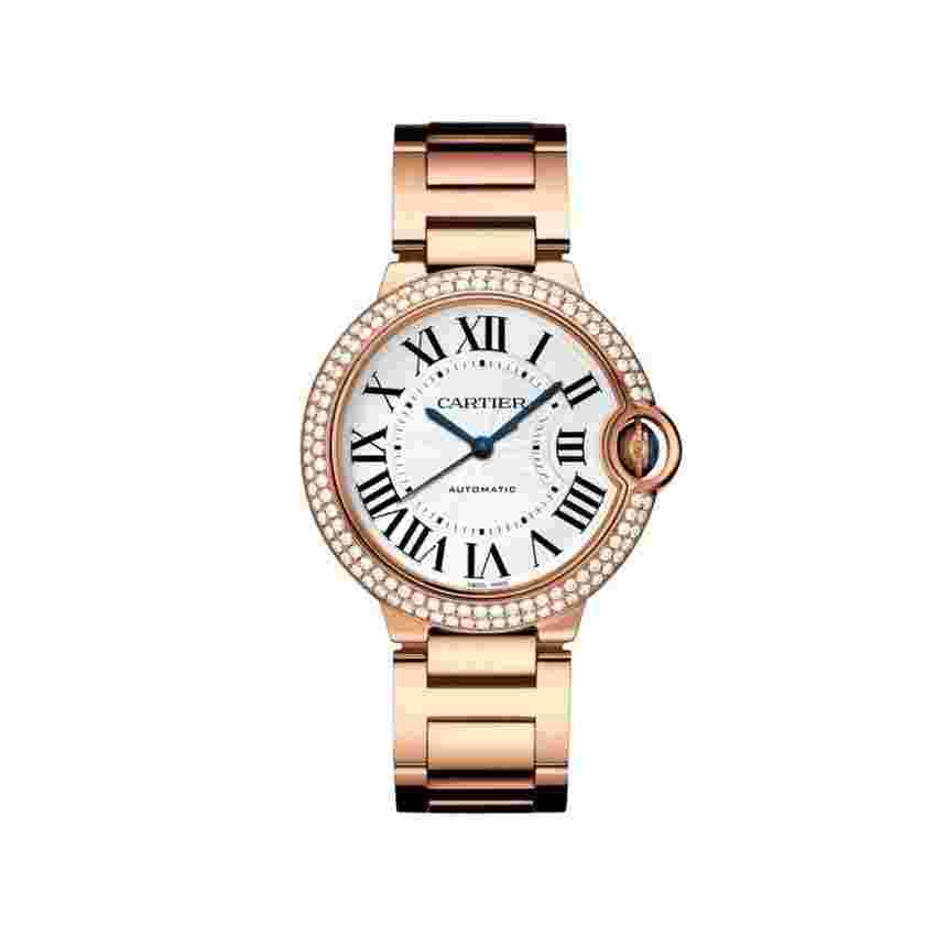 Cartier Ballon Bleu 36mm
Rose Gold Diamond Ladies Watch NEW UNWORN