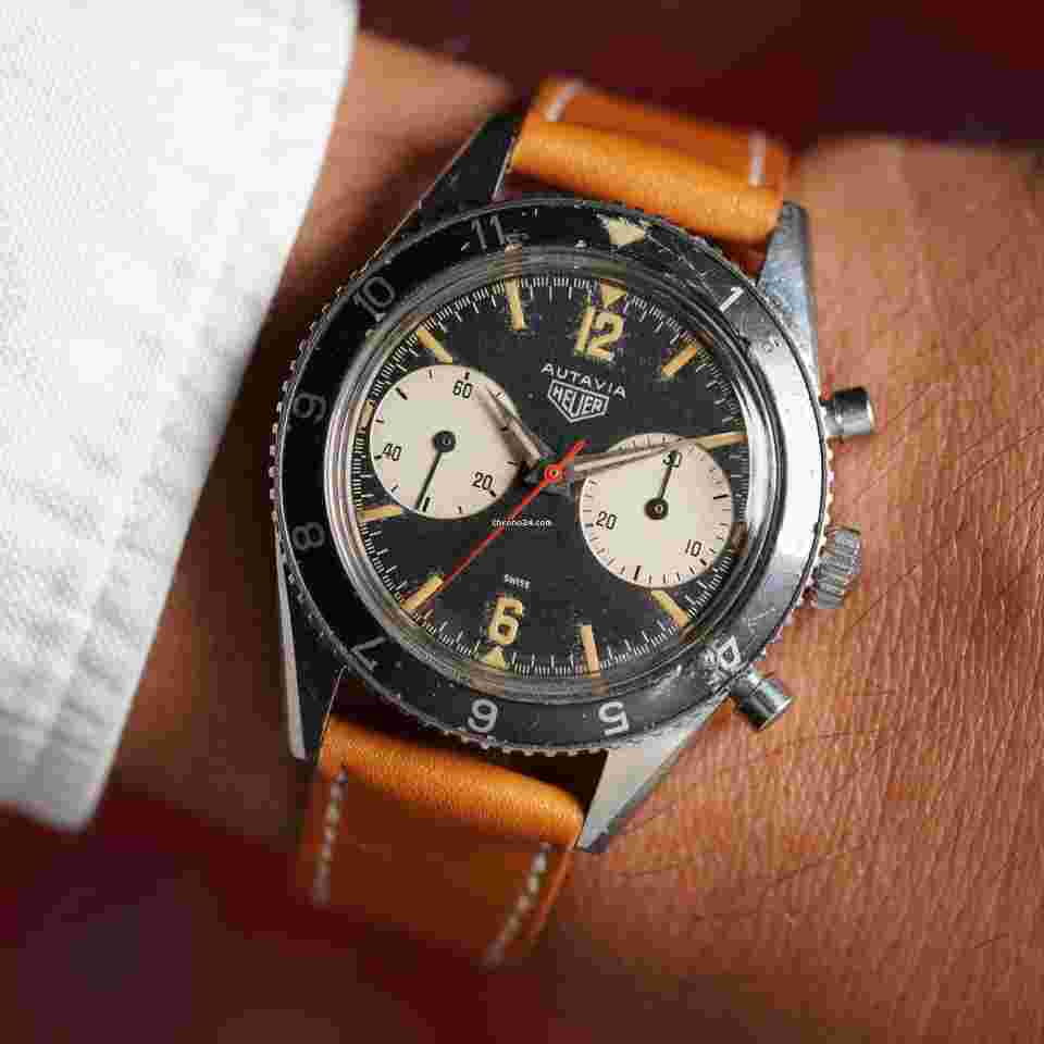 Heuer
                           
                                 Autavia Reference 3646 “First Execution” Unpolished
