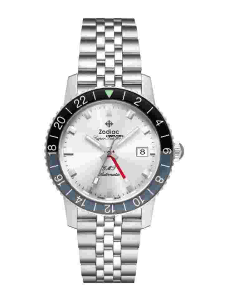 Zodiac
ZO9415 GMT Summer Newness Steel 40 mm Silver Dial Automatic Men's Watch