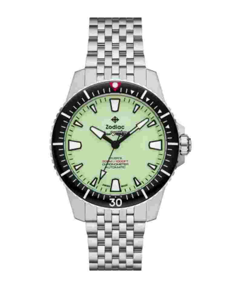 Zodiac
ZO3560 Pro Diver Summer Newness Steel 42mm Luminous Dial Auto Men's Watch