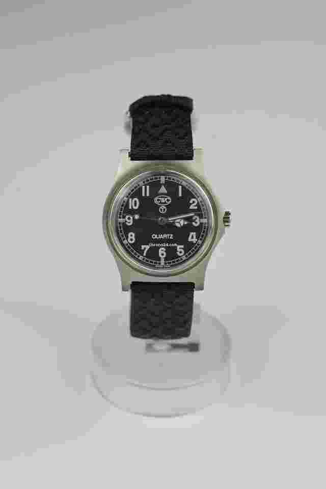 CWC British Military Watch W10 6645-99 Manual Movement Silver Authentic