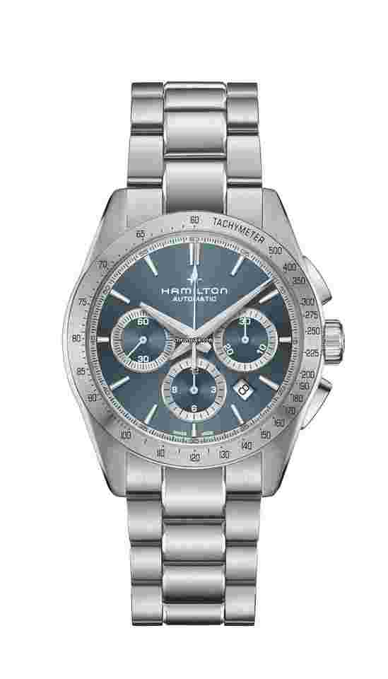 Hamilton Jazzmaster Performer
                           
                                 H36656140 Jazzmaster Performer Chrono Steel 42 mm Blue Auto Men's Watch