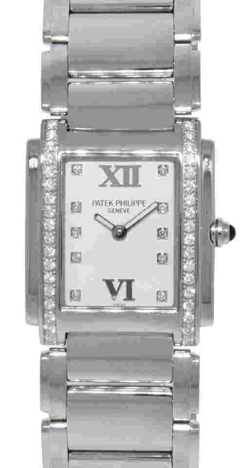 Patek Philippe Twenty~4
Steel & Diamond Timeless White Ladies Watch 24 4910/10A