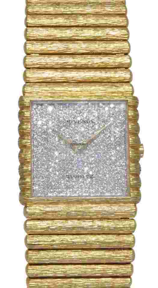 Juvenia
                           
                                 18k Yellow Gold Pave Diamond Dial Ladies 25mm Dress Quartz Watch