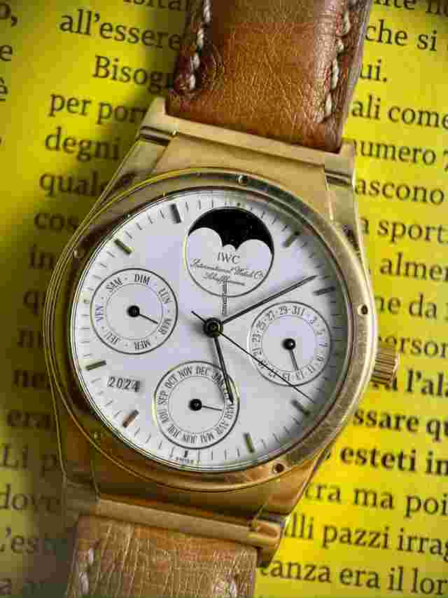 IWC Ingenieur
                           
                                 Perpetual Calendar Ingenieur case gold 18 kt