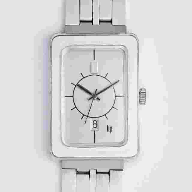 Lip Raro Orologio LIP Vintage Rettangolare 511213 (Serviced) con datario