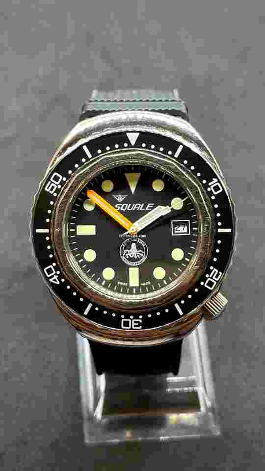 Squale Berios 2002 Diver Watch 100 Atmos Rare Vintage
