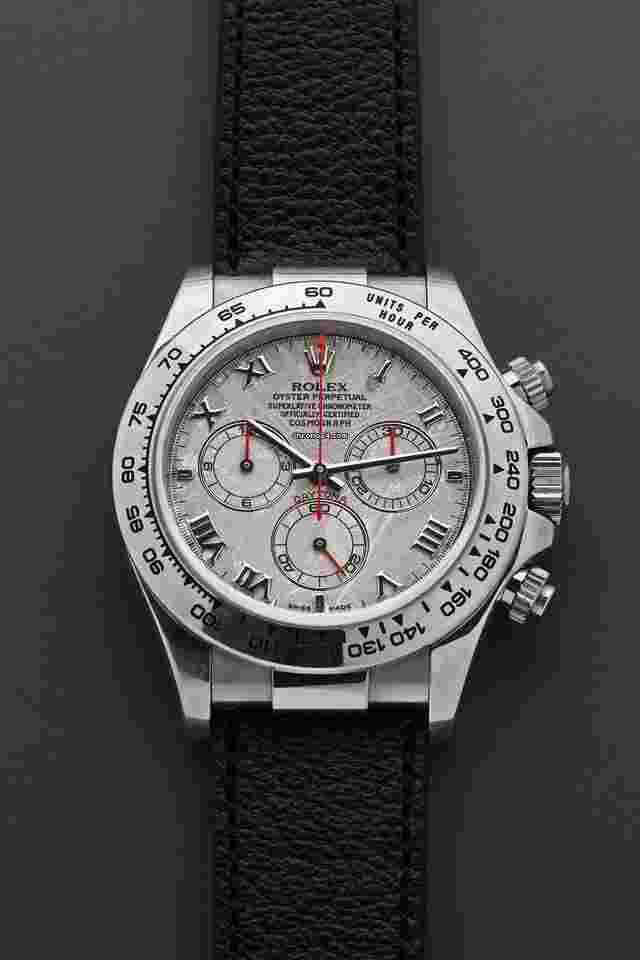 Rolex Daytona
                           
                                 Meteorite 18k White Gold 116509