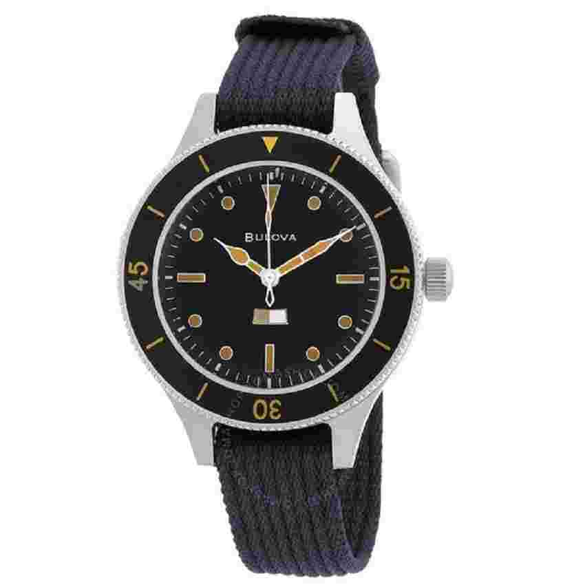 Bulova Archive Series Automatci Watch 98A266 Domed Sapphire Crystal