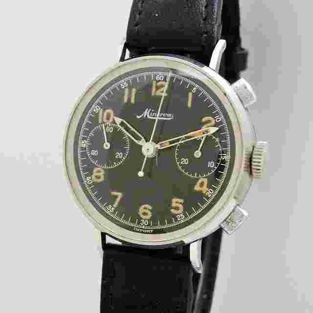 Minerva
                           
                                 Military Chronograph Vintage
