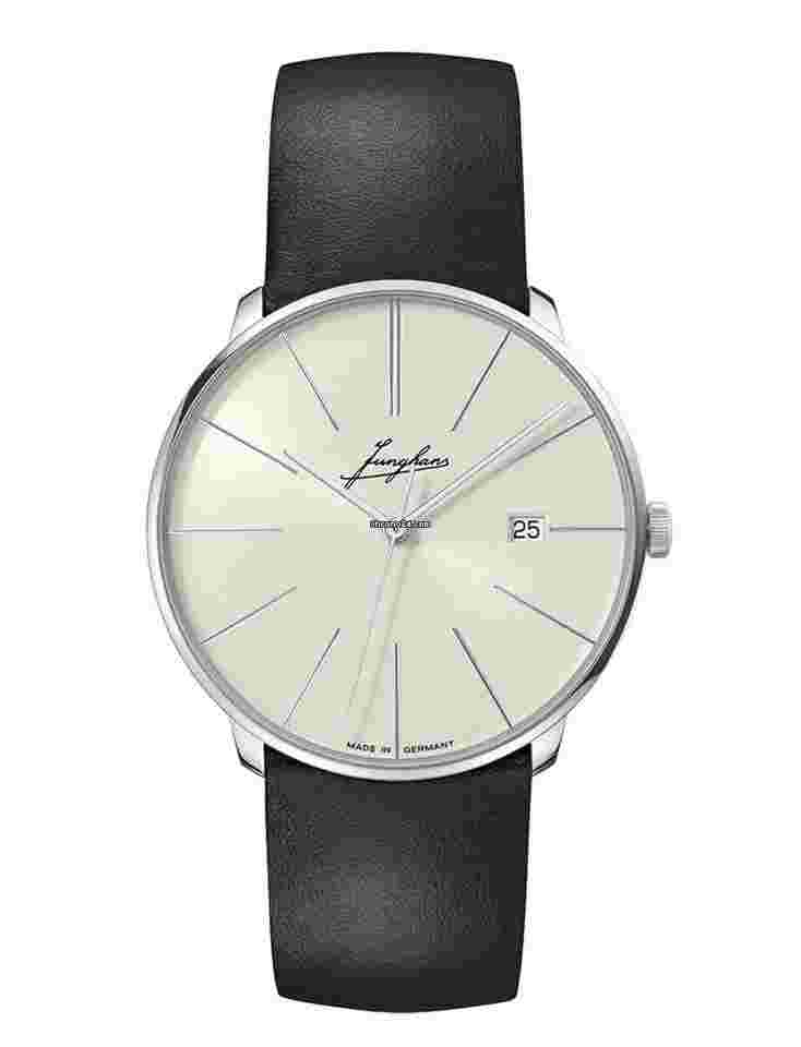 Junghans Meister
Fein Automatic Signature 39.5mm Leather Strap Watch 27/4355.00