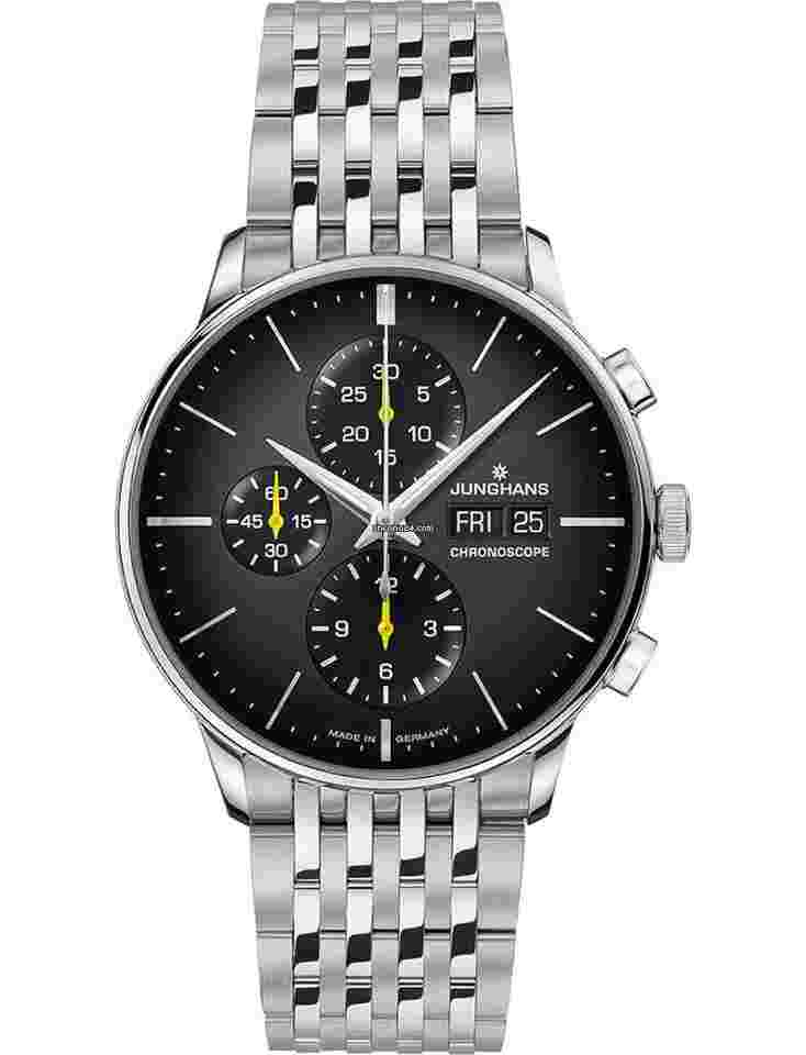 Junghans Meister Chronoscope
English Day Stainless Steel Watch 27/4429.47