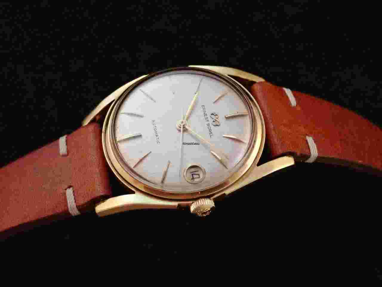 Ernest Borel
                           
                                 Vintage 18k Gold Automatic Swiss Men's Watch 50's